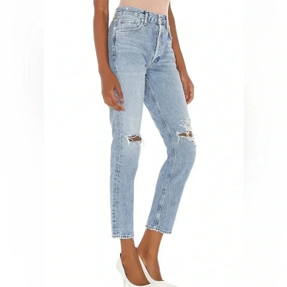 Agolde jamie high rise classic jeans in spectator - Picture 2 of 7